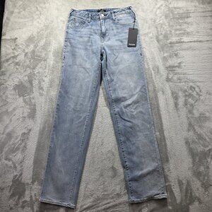 True Religion Jeans Womens 27 Light Cheerful Wash Sarah High Rise Straight Denim